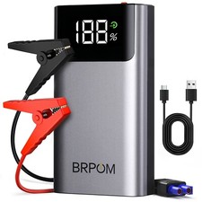 BRPOM 4000A Auto Starthilfe Jump Starter Ladegerät 12V KFZ Booster Powerbank