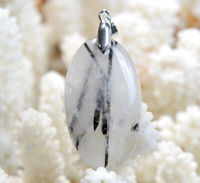 Collana con ciondolo ciambella ametista protezione cristallo