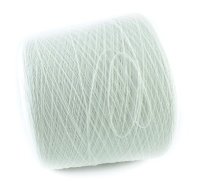 (250 /kg) 100g Kaschmir Nm 2/28 100% Cashmere Cariaggi Kone snow weiß