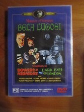 DVD DOUBLE FEATURE BELA LUGOSI   NEW SEALED  GREAT  ** MUST SEE ****