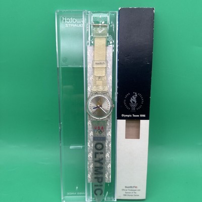 Swatch Watch Vintage Swiss made 1996 Atlanta Olympics TEAM  display picture 1