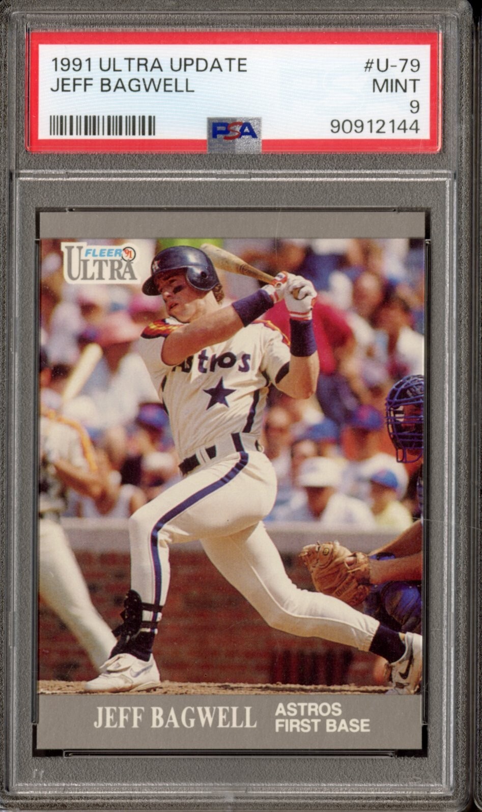 1991 Ultra Update Jeff Bagwell #U-79 PSA 9 MINT RC Rookie HOF
