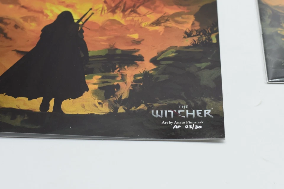 THE WITCHER: WITCH'S LAMENT #1 VARIANT COMIC BUNDLE Comic + Lithograph print A/P - Image 3 of 4