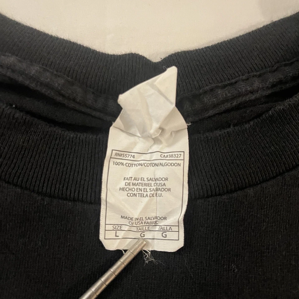 Escudo vintage Borracho Nation Raiders para hombre plateado y negro talla grande Foto 4 de 4