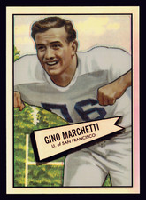 2001 Bowman Chrome Reprints Gino Marchetti #R-GM HOF