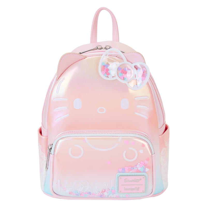 Loungefly Sanrio Hello Kitty 50th Anniversary Pink Mini Backpack NWT Hello Kitty Loungefly Sanrio 50th Anniversary Clear Pink  main image 4