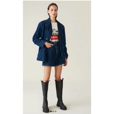 Ganni X Levi's Dark Denim Blazer