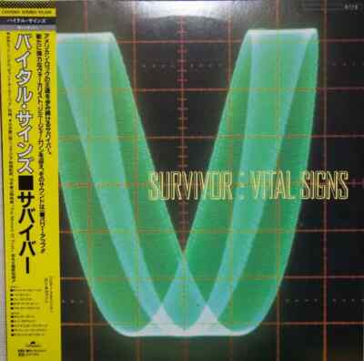 LP Survivor Vital Signs OBI + INSERT JAPAN NEAR MINT Scotti Bros. Records