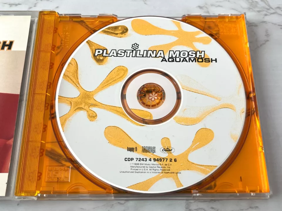 Пластилина Мош Aquamosh CD оригинальный 1998 Capitol Afroman, Mr. P Mosh RARO! Больше не издающийся! - Изображение 2 из 4