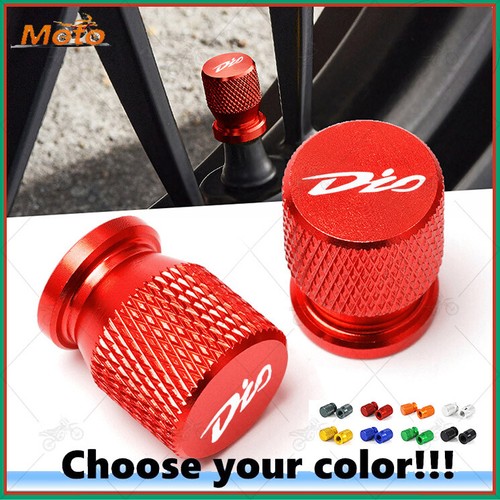 For Honda DIO 50 110 125 motorcycle Parts CNC Aluminum Tire Valve Stem Caps NEW - Picture 1 of 20