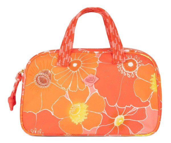 Oilily Caia Cosmetic Bag Kulturbeutel Shell Pink Koralle Orange Neu-image