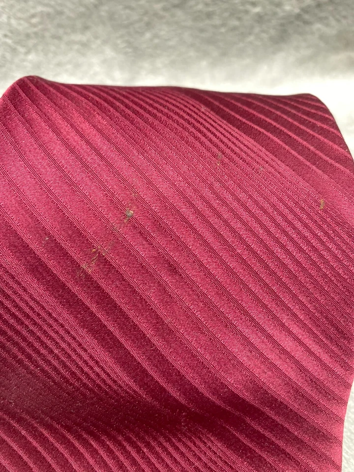 Corbata corbata RUFFINI Gianfranco Italia para hombre vino tinto 100 seda ancho clásico trabajo Foto 2 de 4