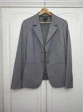 Ladies Mexx Blazer Grey Pin Stripe Size 12 Fully Lined Bnwot