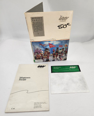 Commodore 64 Moptown Hotel by The Learning Company incl Disk Box Instructions