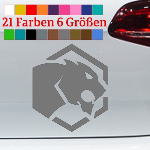 Aufkleber Leopard Puma Tiger Sechseck Silhouette Raubtier Tattoo Panther Sticker - Bild 76 von 110