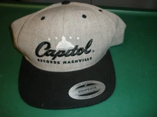 NEW Yupoong Snapback Cap Hat Capitol Records Nashville (Hat 1)