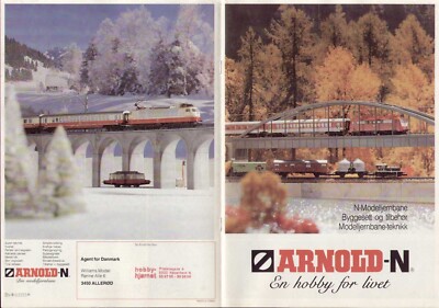 Catalogo ARNOLD-N 1987 A hobby for livet -N-Modeljernbane Danish edition aa
