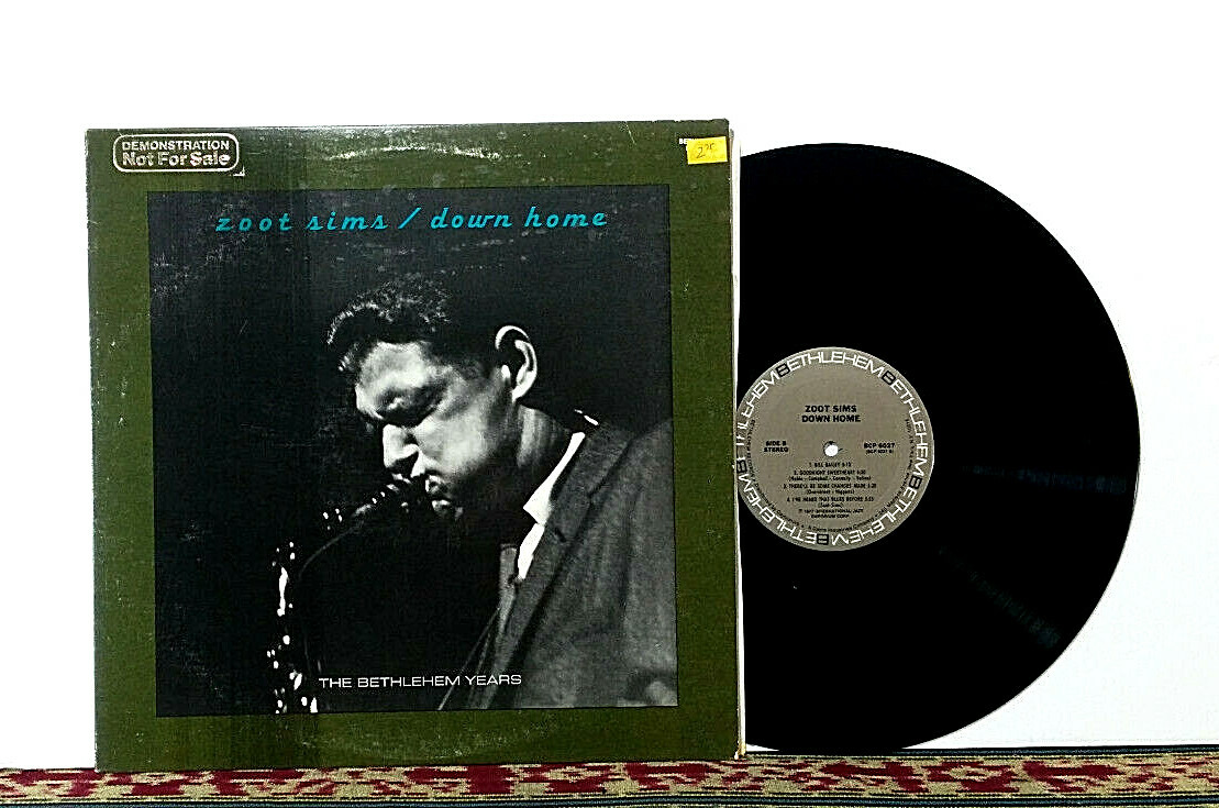 Zoot Sims ‎– Down Home, LP 1977, Bethleham Jazz Gold Stamp Promo - NM Vinyl