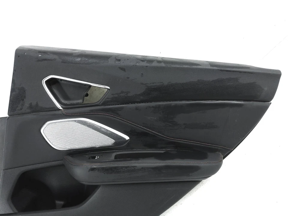 Panel de moldura interior de puerta de pasajero trasero Acura Rdx 2019-2021 costuras negras/rojas Foto 3 de 4