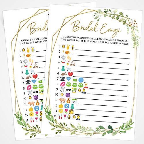 Bridal Shower Kit - 5 Games and Activities - Double Sided - Advice Cards, Bin... - Picture 4 of 6