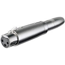 Oem Adattatore XLR Cannon Femmina ad Audio 6,35mm Femmina Mono