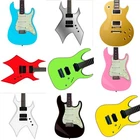 Guitars & Basses, Skin Wrap Vinyl Decal Stickers in 24 Colours & 2 Size Options