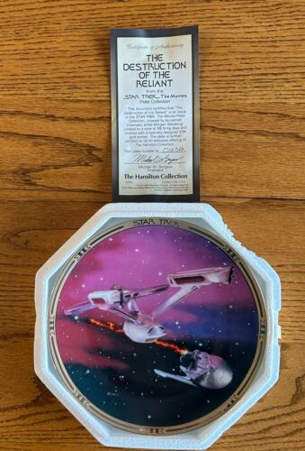 Hamilton Collection Star Trek The Movies -Destruction Of The Reliant 0164A W/COA - Picture 1 of 4