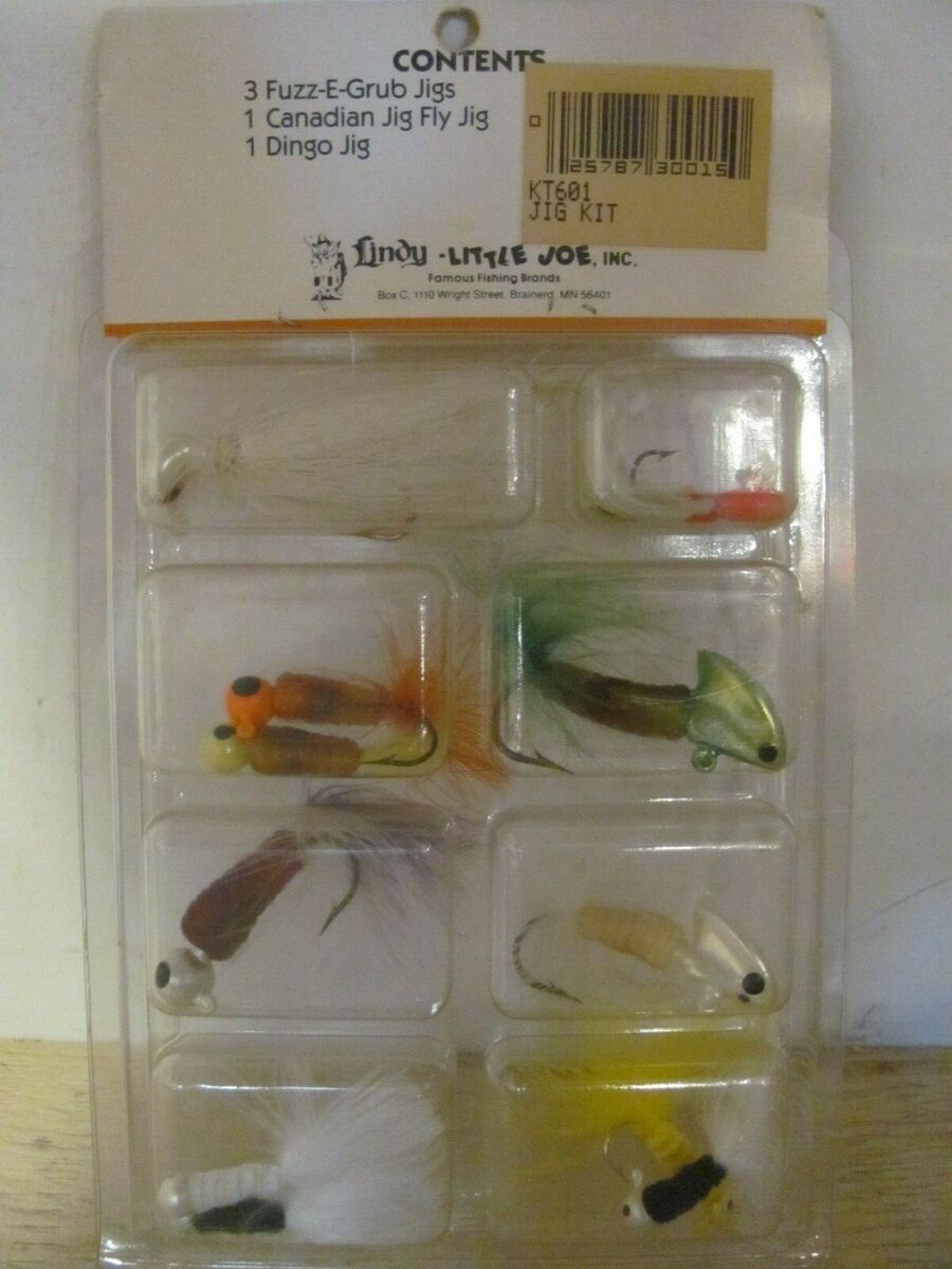 Lindy Jig Fishing Kit Assorted Jigs Walleye Bass Panfish ! 1-3