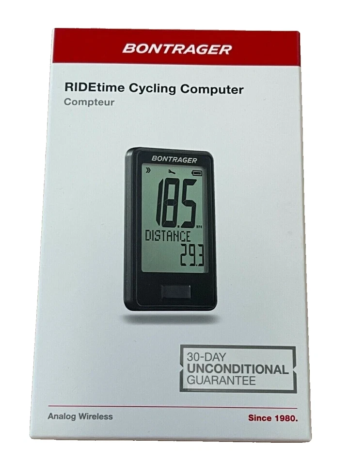 NEW! Bontrager RIDEtime Bike Cycling Computer 553889 Large Easy-To-Read Screen - Image 3 of 3