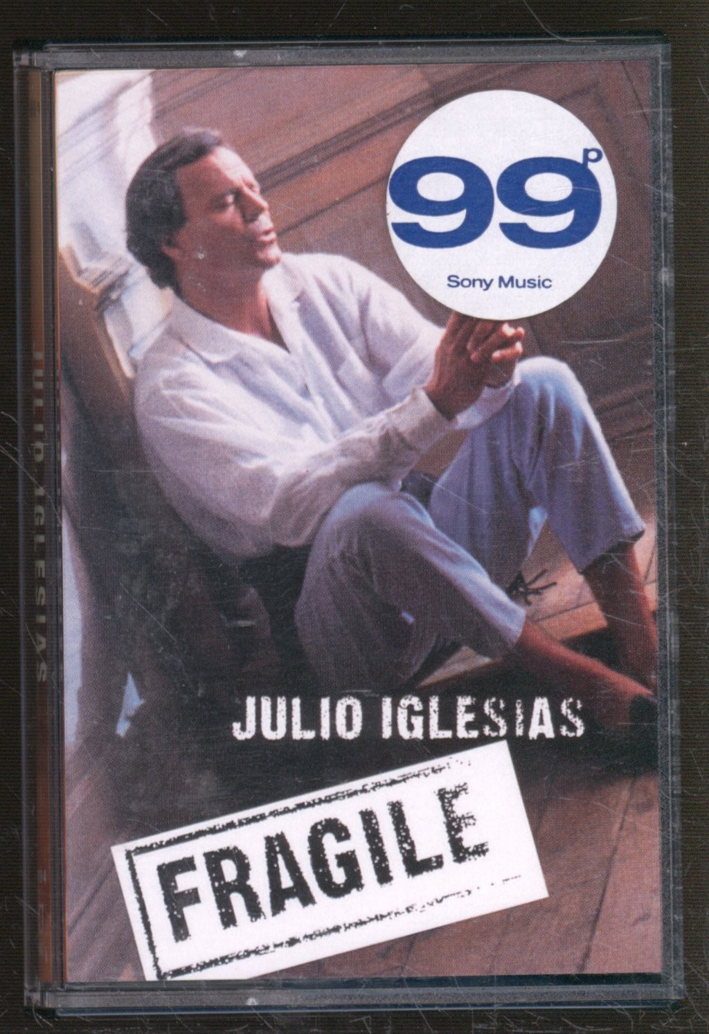 Julio Iglesias Fragile cassette UK Columbia 1994 cassette single. Play EX/EX