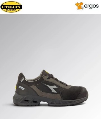 DIADORA Shoes SHARK STAB IMP LEAT LOW S3 Work Safety Low Black