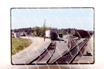 35mm slide, KCS @ TRAIN YARD may-87 kodachrome kansas city rr