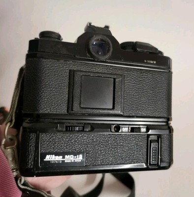 📷Nikon FM2 Film Camera w/MD12 & Micro Nikkor 5.5mm 1:28 Lens
