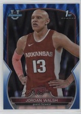 2022-23 Bowman U Chrome Blue RayWave Refractor 113/199 Jordan Walsh #81 uk2