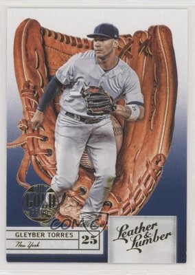 2019 Panini Leather & Lumber Gloves Embossed Gold Proof Gleyber Torres #42 2r8