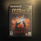 LucasArts Star Wars Episode III Revenge of the Sith PS2 Manual NTSC-U/C 2005