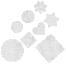  Panneaux perforés en plastique transparent, 8 pièces, modèle de perles à
