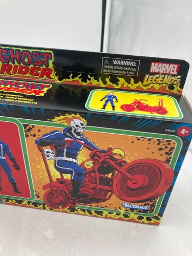 Marvel Legends Ghost Rider Action Figure & Motorcycle Set - Kenner Collectible T - Picture 7 of 17