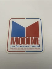 MODINE Performance Cooled Original Vintage 1980's? Racing Decal/Sticker 5"x5"