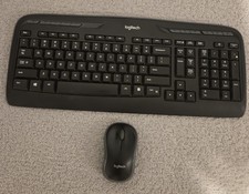 Logitech Wireless Black Keyboard Y-R0067 and Mouse Combo No Receiver 