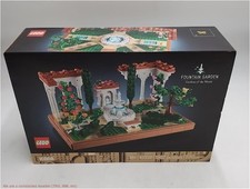 LEGO Icons Fountain Garden Building Set, DIY ...