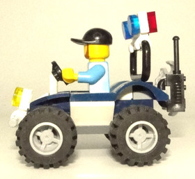 Used LEGO #60006 City POLICE ATV - w/ Minifigures & Manual
