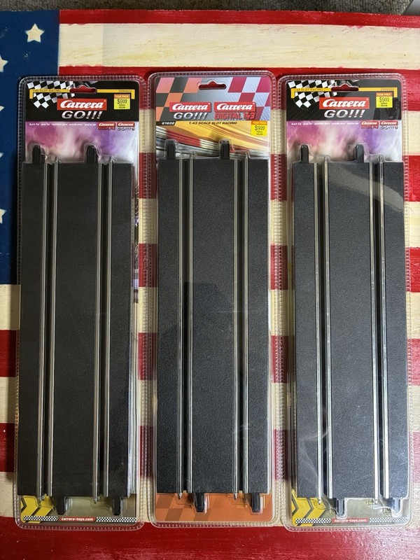 Carrera GO 3 Boxes 13.46" / 342mm Straight Track - 2pcs In Ea Box 1/43 Slot Car