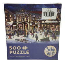 Tis The Season H Hargrove Nicolo Sturiano 500 pc 26" X 19" Cobble Hill Puzzle