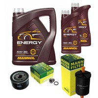 Inspektionspaket 7L Mannol Energy 5W-30 FüR Renault Twingo I 1.2 Megane 1.6I