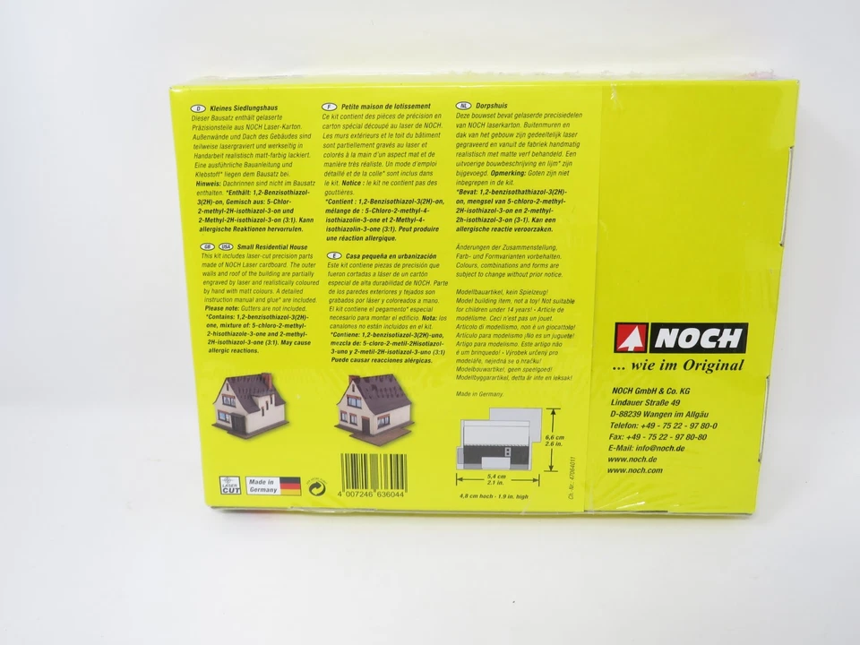 Still N 63604 Ladrillo Hogar Unifamiliar Casa Residencial Kit Corte Láser Foto 2 de 4