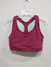 OLD NAVY ACTIVE Sports Bra Women's Medium Med Support PowerSoft Racerback 