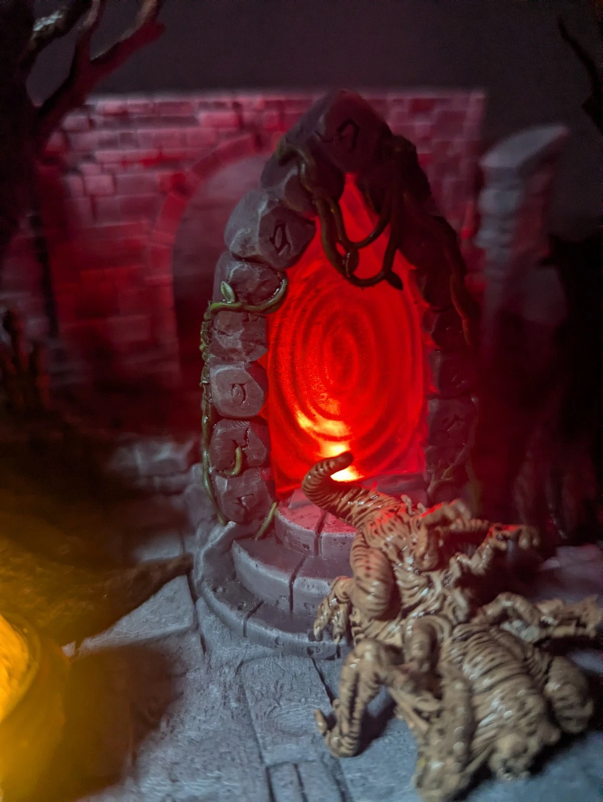 Glowing Summoning Portal Terrain Compatible with 28mm 32mm Tabletop RPG - photo 7