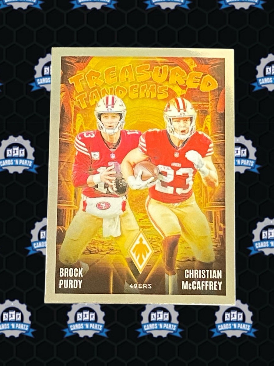 2024 Panini Phoenix Treasured Tandems rare Brock Purdy & Christian