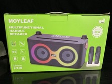 Moyleaf Karaoke Machine, Portable Multifunctional Handle Speaker K5 Open Box